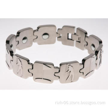 titanium golf bracelet